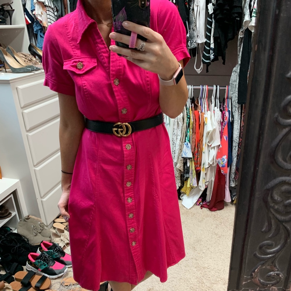 Amanda Lane vintage button front dress